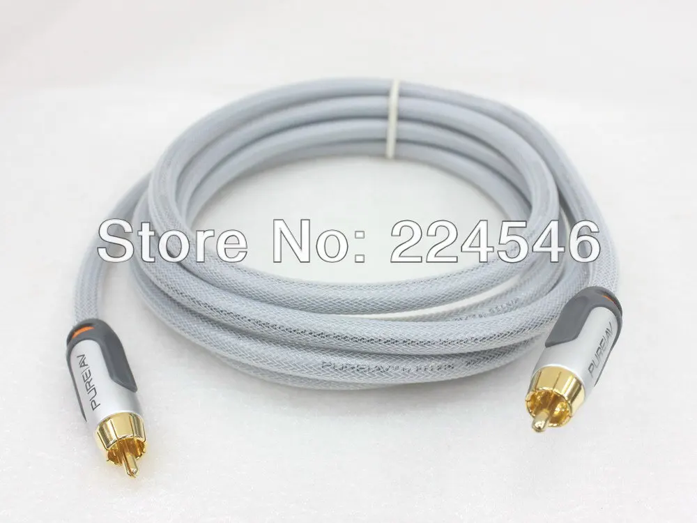 ORIGINAL AV50100EA08 PURE/AV Silver Series Digital Coaxial Audio Cable