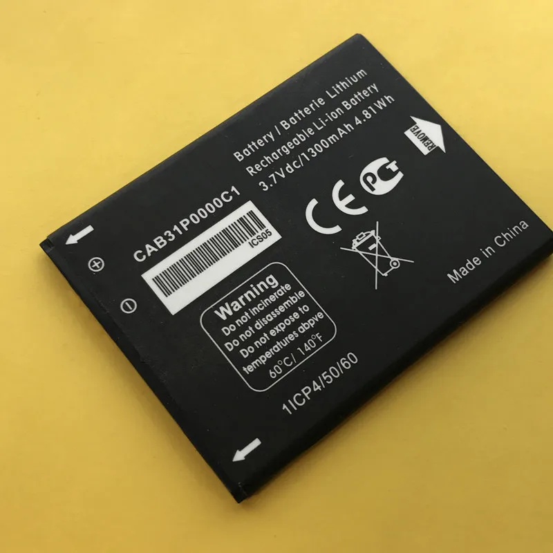 

CAB31P0000C1 Battery For Alcatel one touch 983 985D 922 910 918D 908 990 POP C3 fire 4012 4012a 4012x Venture VM2045