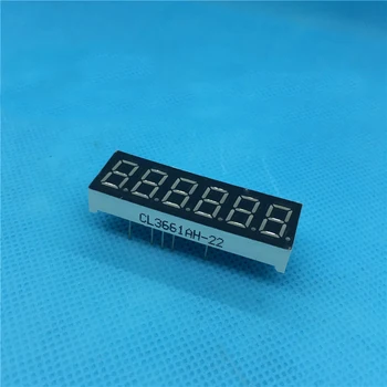 

0.36 inch 6-bit Digital Tube Common Cathode CL3661AH-22 Six bit Red Nixie Tube 10pcs