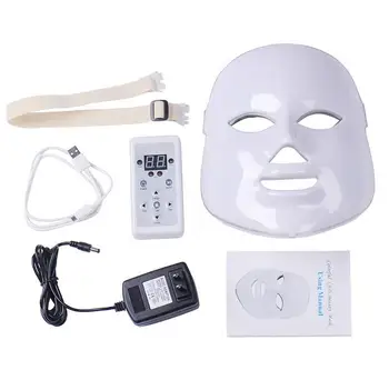 

2017 7 Colors LED Photon Facial Mask Skin Rejuvenation Light Therapy