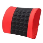 

Car Back Lumbar Posture Support Electrical Massage Cushion Pillow 12V Van red