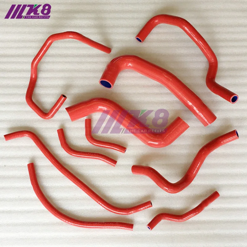 

Silicone Radiator Hose Kit Fit For TOYOTA Vios 1.5 2004- (10pcs) RED/BLUE/BLACK