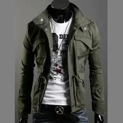2018 военный стильная куртка s для Для мужчин Куртки и пальто с отложным воротником Jaqueta в английском стиле стильная куртка с погонами