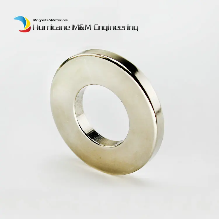 

NdFeB Magnet Ring OD 40x20x5 (+/-0.1)mm thick Strong Neodymium Permanent Magnets Rare Earth Magnetic Tube Precision 6pcs