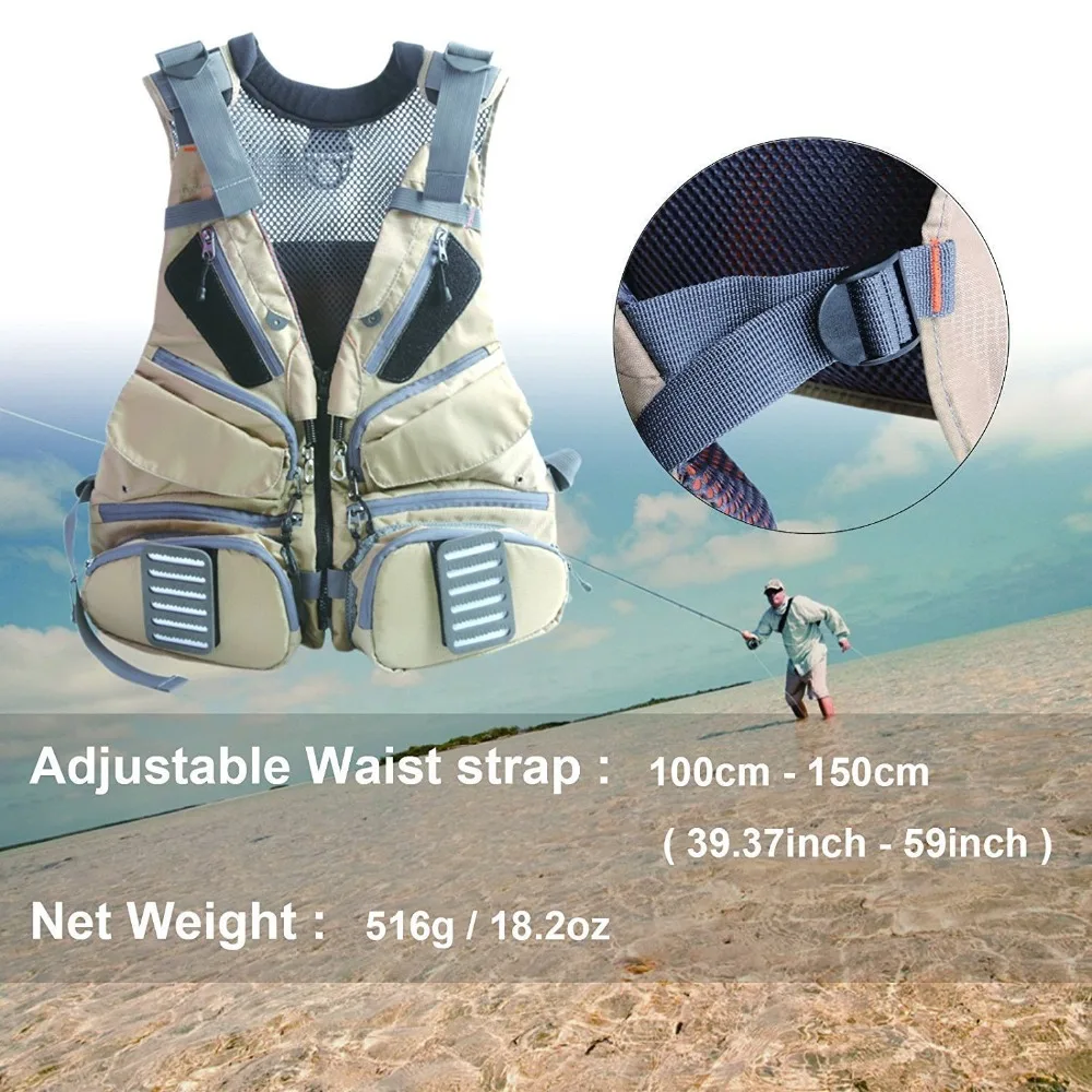 Maximumcatch новый Tech Fly Fishing Vest Pack регулируемый сетчатый жилет куртка