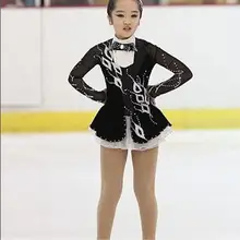 Пользовательские Катание на коньках Платья для женщин для девочек; Новинка бренд Vogue соревнования по фигурному катанию платье для Обувь для девочек dr3031