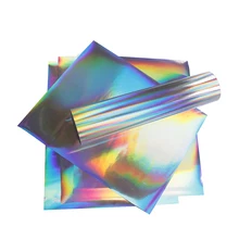 HOHOFILM 3 шт./упак. 50 см x 30 см лазерный Радужный голографический горячая печать винил Железный на пленке футболка виниловый самодизайн 20 ''x 12'' 3ps