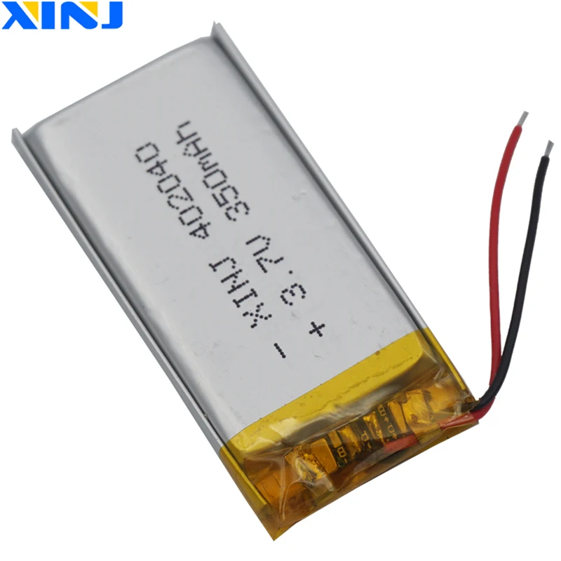 XINJ 3,7 V 350mAh литиевая полимерная аккумуляторная батарея Аккумулятор li-po cell для электронной книги диктофон DIY планшетный ПК 402040