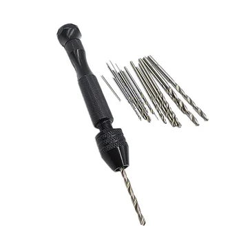 

25 Pcs Micro Drill HSS Twist Drill Bits Set with Aluminum Hand Drills Tools For Crafts Jewelry Watch Making SKD88