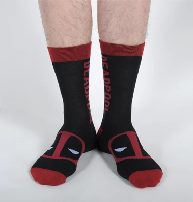 Классические мужские носки с черепами альтмана, Супермена, Бэтмена, Капитана Америки