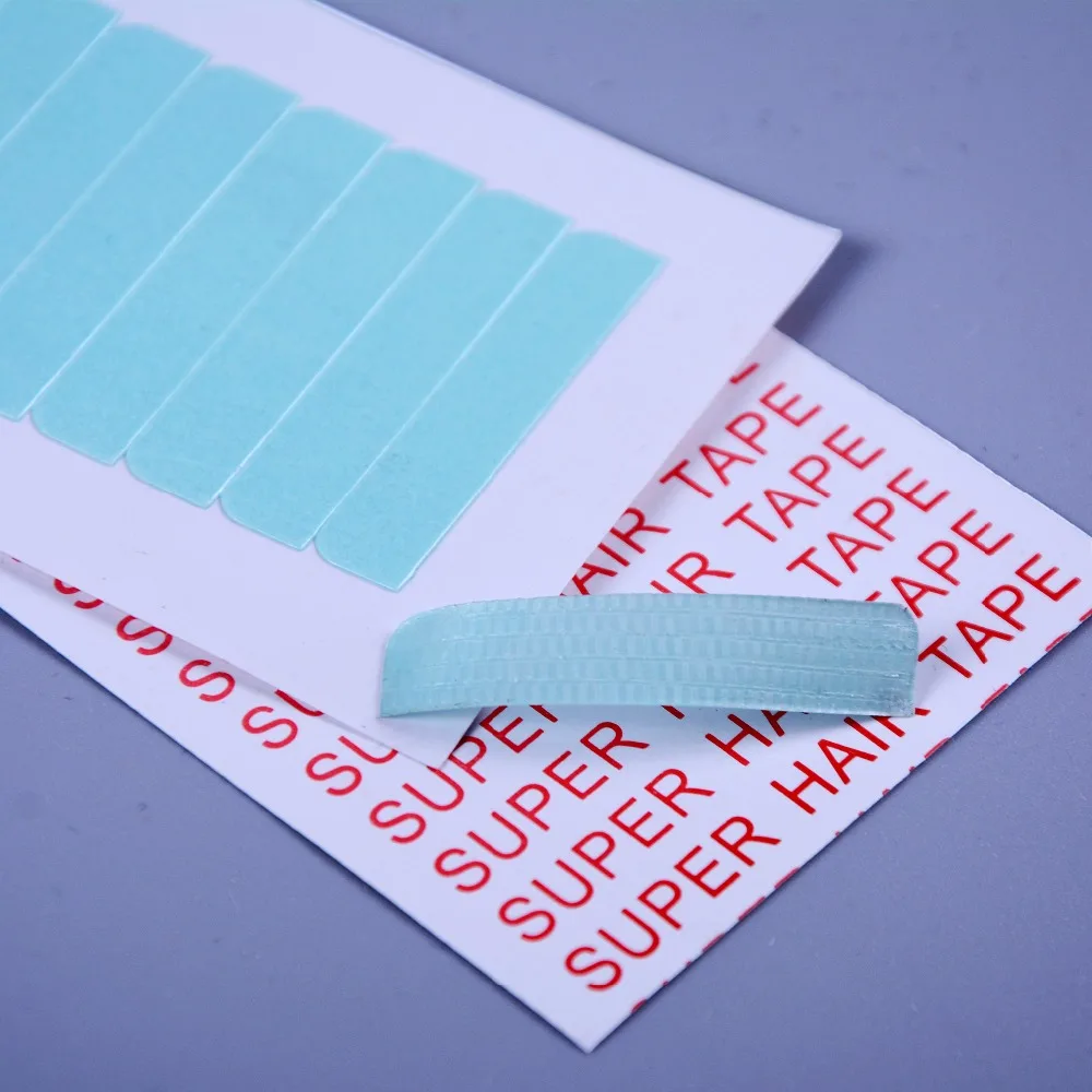 20 sheets 240 pcs 4cm*0.8cm CPAM SUPER HAIR TAPE Adhesive Double Side Tape for remy human hair, tools for hair extension