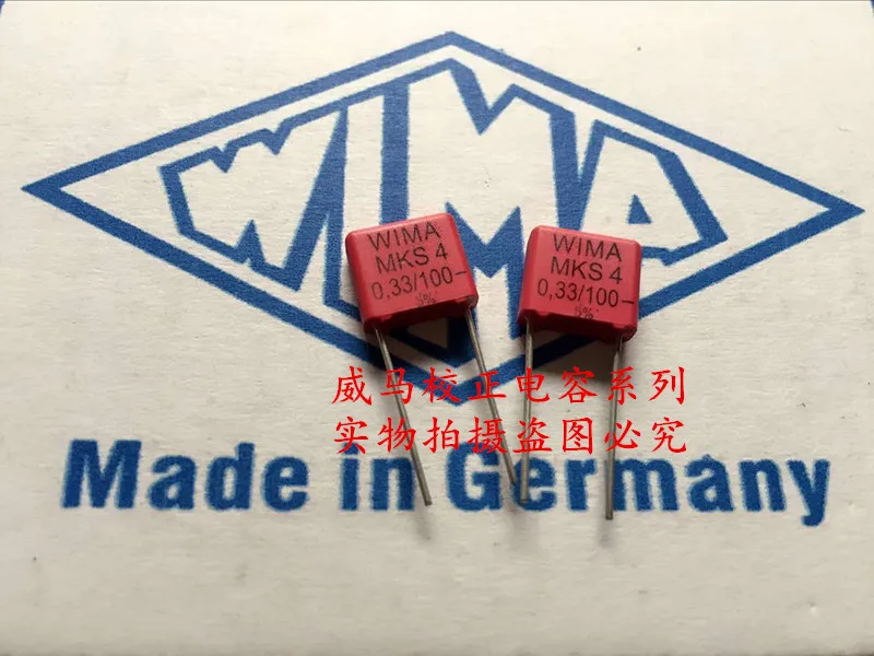 2020 Φ 10 шт/20 шт Германия WIMA MKS4 100V 0 33 мкФ 334 330n P: 7 5 мм | Электронные компоненты и