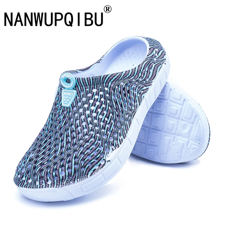 

Womens Casual Shoes Breathable Beach Sandals Hole Slippers Summer Slip On Women Flip Flops Shoes Home Shoes For Women