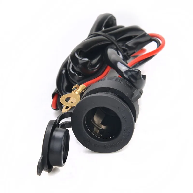 

2017 NEW Waterproof Car Charger Female Cigarette Lighter Boat Motorcycle Truck Power Plug Adapter Socket for 12 V Use