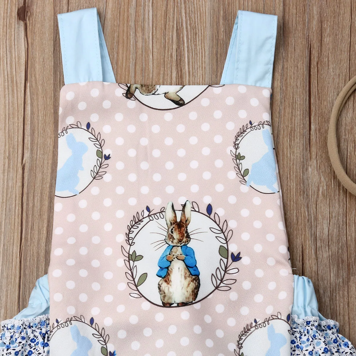 2019 Baby girl summer clothing cute Rabbit Bunny Romper ruffle Jumpsuit Outfit for Kid clothes toddler Children newborn infant