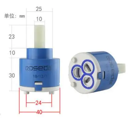 Top High Quality Spainish Sedal 35mm/40mm Size Faucet Ceramic Cartridge,Faucet Valve with 500000 times no leak