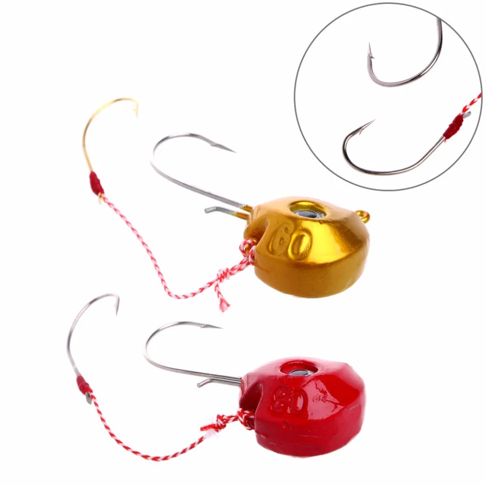 Джиг Locks60g 80 г свинцовая головка Jigs с одиночными отверстиями Pesca аксессуары лодка