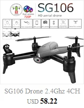 SHRC H1 Wi-Fi 1080P камера FPV высота Hode оптический режим следования за мной складной ударопрочный селфи Дрон Квадрокоптер с камерой