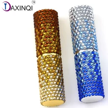 DAXINQI 1pcs single brush rose gold or blue metal handle diamond surface makeup tool powder foundation blush blending for girls