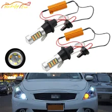 

Modify.Era 1156 BA15S BAU15S PY21W T20 Car LED Bulbs Turn Signal Lights DRL Error Free Canbus Switchback White/Amber Dual Color