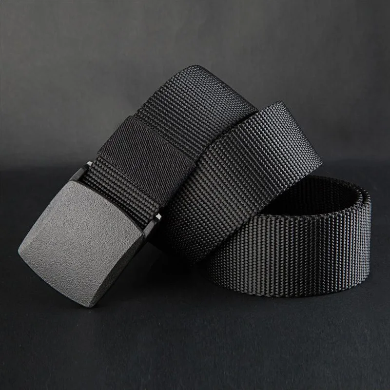 

Mens Army Tactical Belt Hunting Hiking Military Belts Black Green Canvas Accessories CS SWAT Militares Belts Hunter Camping Belt