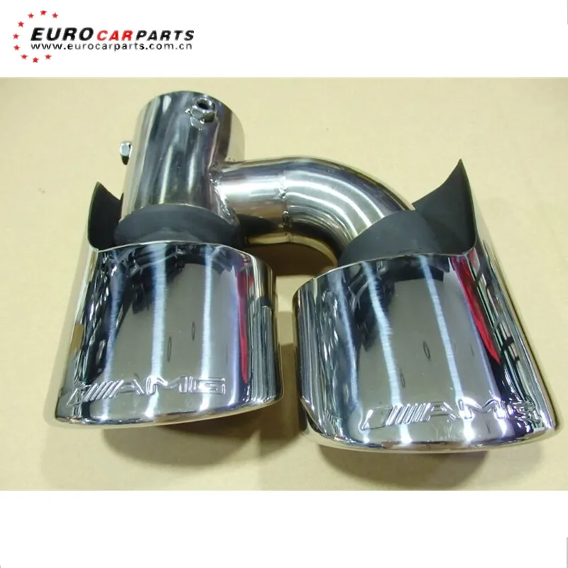 Hot Sale Ml63 Exhaust Tips Fit For Mb M Class Ml W164 To Ml63 A Style W164 Muffler Tips With A Logo Exhaust Headers Aliexpress