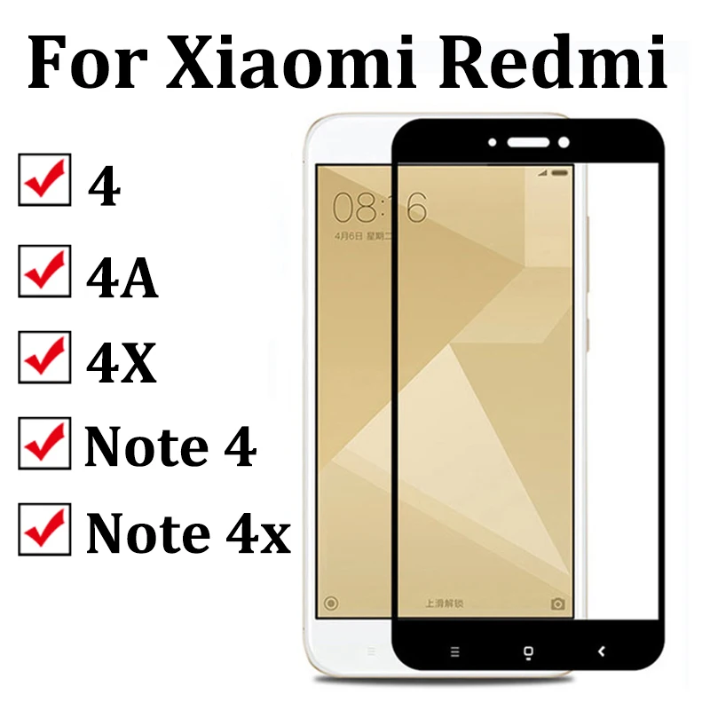 Защитное стекло на для Xiaomi Redmi 4x note 4A 4 prime защита экрана закаленное стекло на xiomi xaomi ksiomi note 4 a x стекло