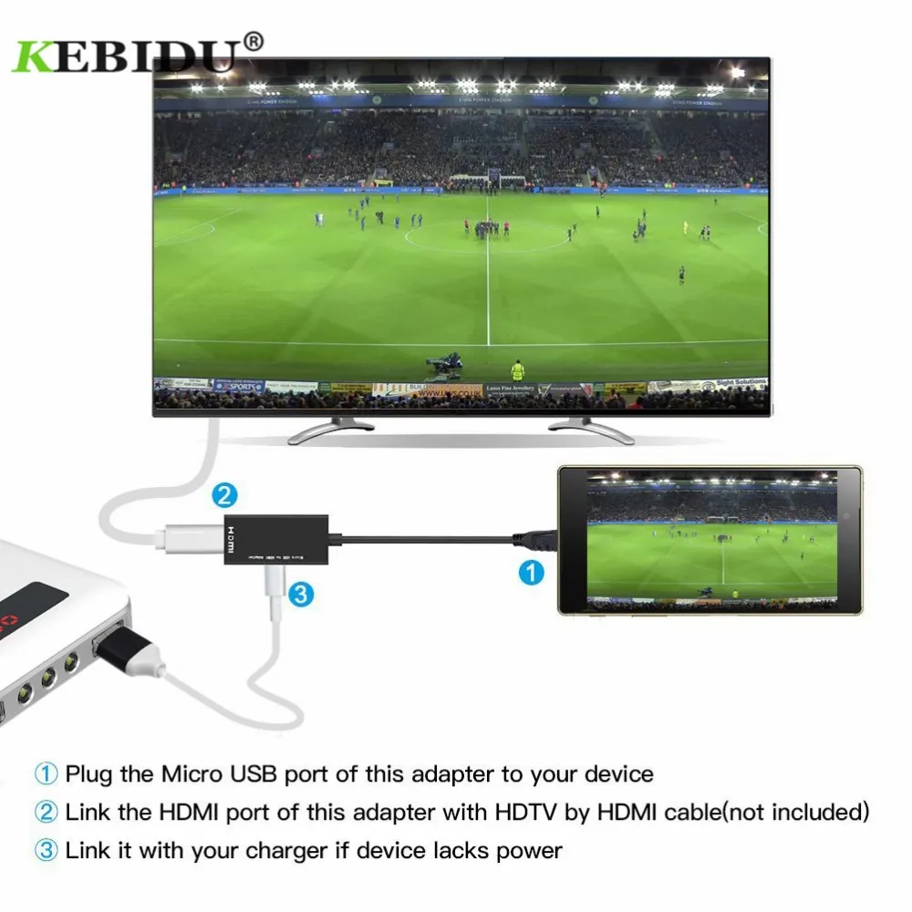 Адаптер Micro USB в HDMI HDTV конвертер для Samsung GALAXY NOTE I9220 Galaxy Nexus I9250 HTC G17 G18|usb to hdmi|usb hdmi