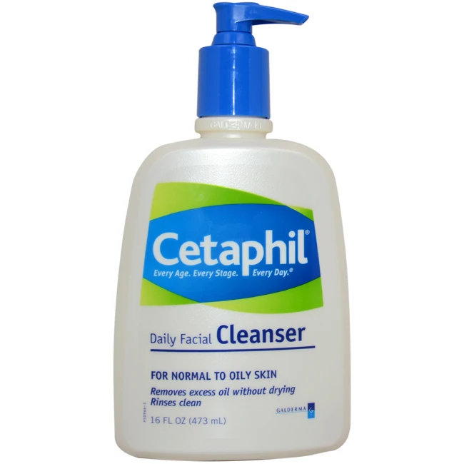 Daily Facial Cleanser For Normal to Oily Skin by Cetaphil for Unisex - 16 oz Cleanser