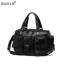 Новые мужские дорожные сумки брендовый багажный Чемодан вещевой мешок большой емкости сумки повседневные вместительные кожаные сумки оптом