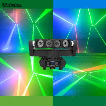 

Laser 8-Eyed Spider LED Light Disco Party DJ Lighting Night Club Lights Stage Wedding Two sides Moving Head Beam CD50 W01