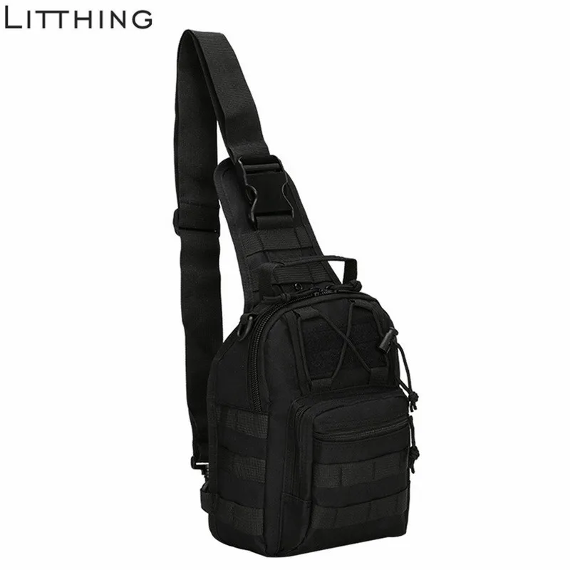 

600D Military Chest Bag Waterproof Camouflag Casual Men Crossbody Bag Multifunction Back Travel Bag