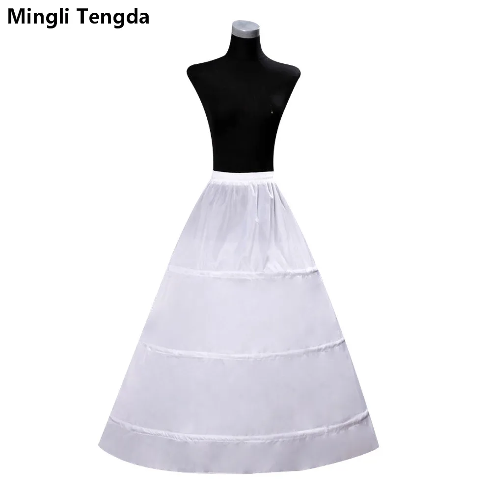 crinoline wedding gown
