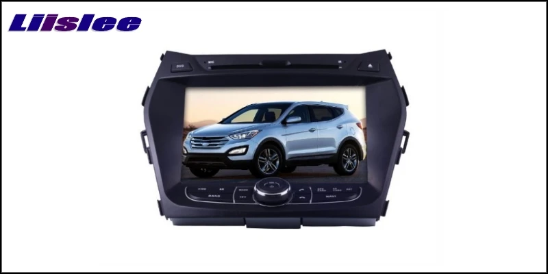 Для hyundai Santa Fe ix45 ix 45 Maxcruz LiisLee Автомобильный мультимедийный телевизор DVD gps аудио Hi-Fi радио стиль навигация Расширенный