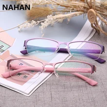 Plastic Titanium Glasses Frame TR90 Pure Colour Cute Super Light Female Grade Transparent Spectacle Frame with Clear Lens