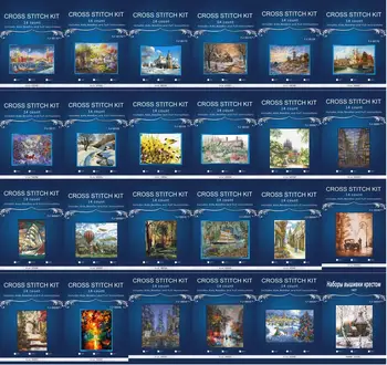 

oneroom Embroidery,DIY Landscape Painting,Cross stitch,kits,14CT Scenery Lake Cross-stitch,Sets For Embroidery,Full Needlework