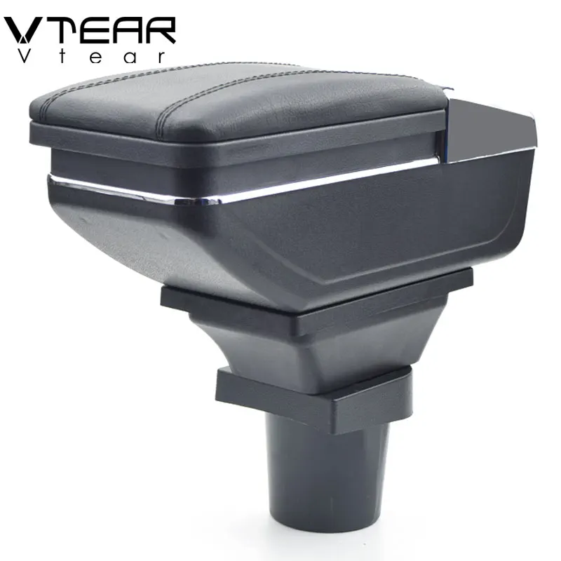 Vtear USB interface arm rest car-styling For mitsubishi colt armrest interior storage box center console accessories 2008 2007