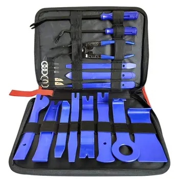 

Onever 19pcs Auto Car Radio Panel Door Clip Panel Trim Dash Audio Removal Installer Pry Kit Repair Tool Car-Styling Portable
