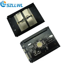 4 SD RAID to SATA Adaptors card SATA 2.5″ HDD bracket SD SDHC SDXC to SATA 22pin converter