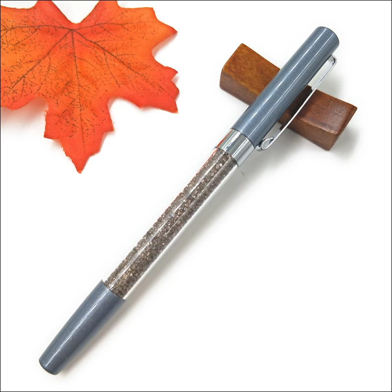 Шариковая ручка для письма, высокое качество, кристалл, бриллиант, 6 цветов на выбор, офисный канцелярский подарок; ручка