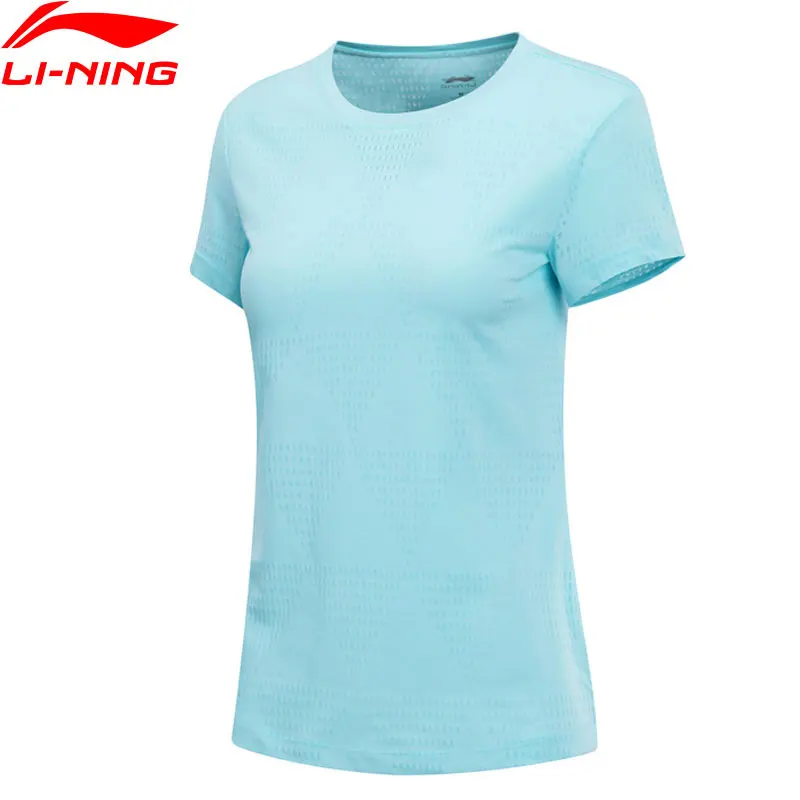 

Li-Ning Women's The Trend T-Shirt Slim Fit 50% Cotton 50% Polyester LiNing Breathable Sport Tops Tee T-shirts AHSN676 WTS1439