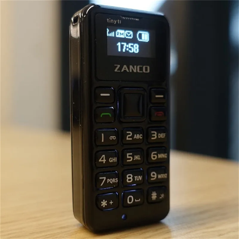 

Zanco Tiny T1 Mini Mobile Cell Phone Bluetooth Dialer Wireless Headset BM50 Support SIM Card