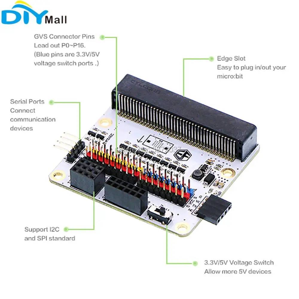 FZ3251-Octopusbit Breakout Board-2