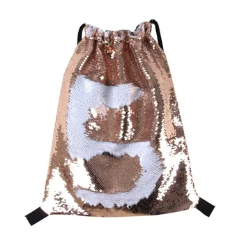 

Hot Storage Bags Drawstring Bag Strap Panelled Sequins Women Shoulder Bag Designed Straps For Backpack