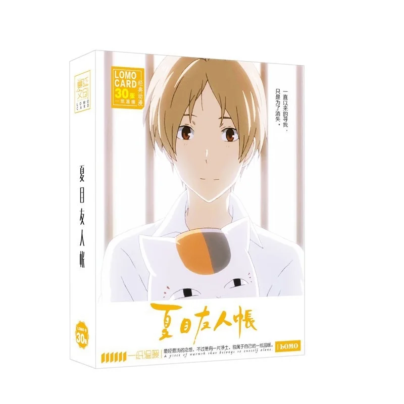 

30 Pcs/Set Anime Natsume Yuujinchou Lomo Card Mini Postcard Greeting Card Message Card Christmas Gifts