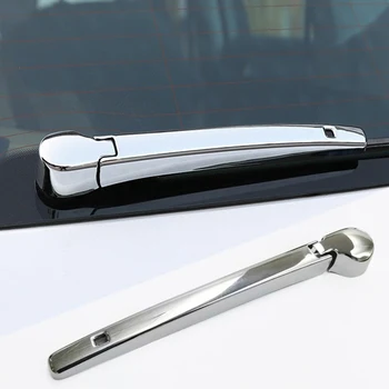 

2pcs ABS Chrome Rear Window Windscreen Wiper Blade Cover Washer Sticker Car Accessories For Volkswagen T-Roc 2017-2018