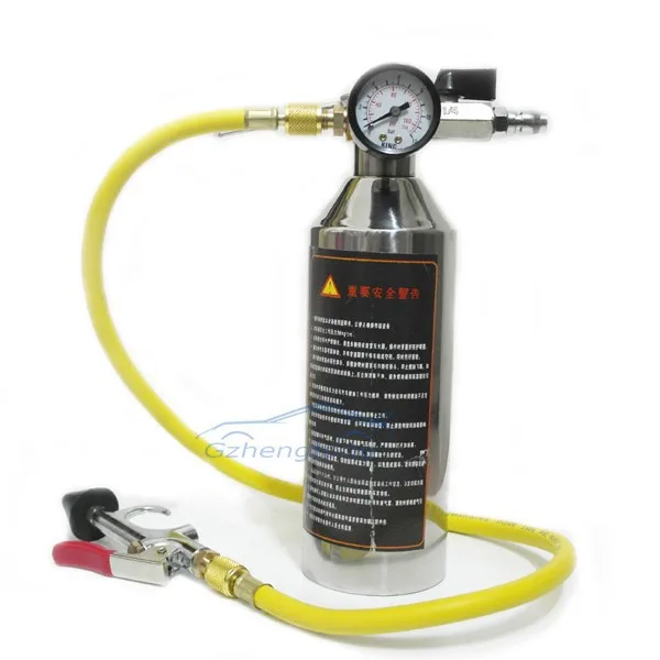 Car Air Conditioner AC System Flush Canister Gun Kits Clean Tool Set R134 R12 R22 R410 R404in
