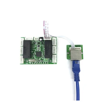 

mini module design ethernet switch circuit board for ethernet switch module 10/100mbps 8 port PCBA board OEM Motherboard