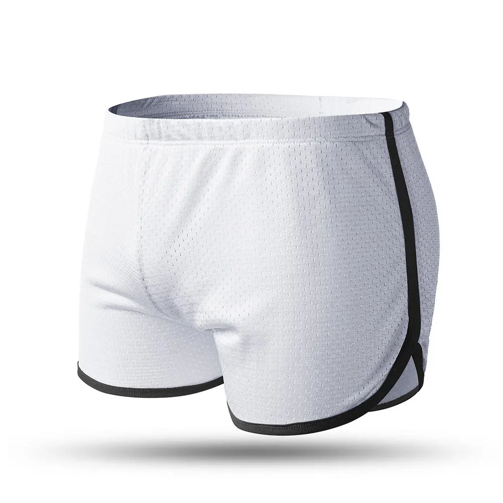 JOCKMAIL новые сетчатые мужские Полиэстеровые шорты для серфинга плюс размер XXXL летние спортивные шорты Homme быстросохнущие бермуды пляжная одежда - Цвет: Белый