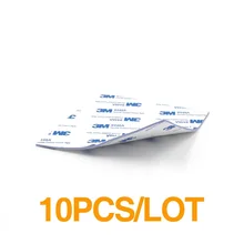 10 шт. двухсторонние стикеры 3м силикагеля для светодиодный чип Процессор охлаждения кремнезема планшеты тепла диспергирования радиатор партнер 10x10x1,5 мм